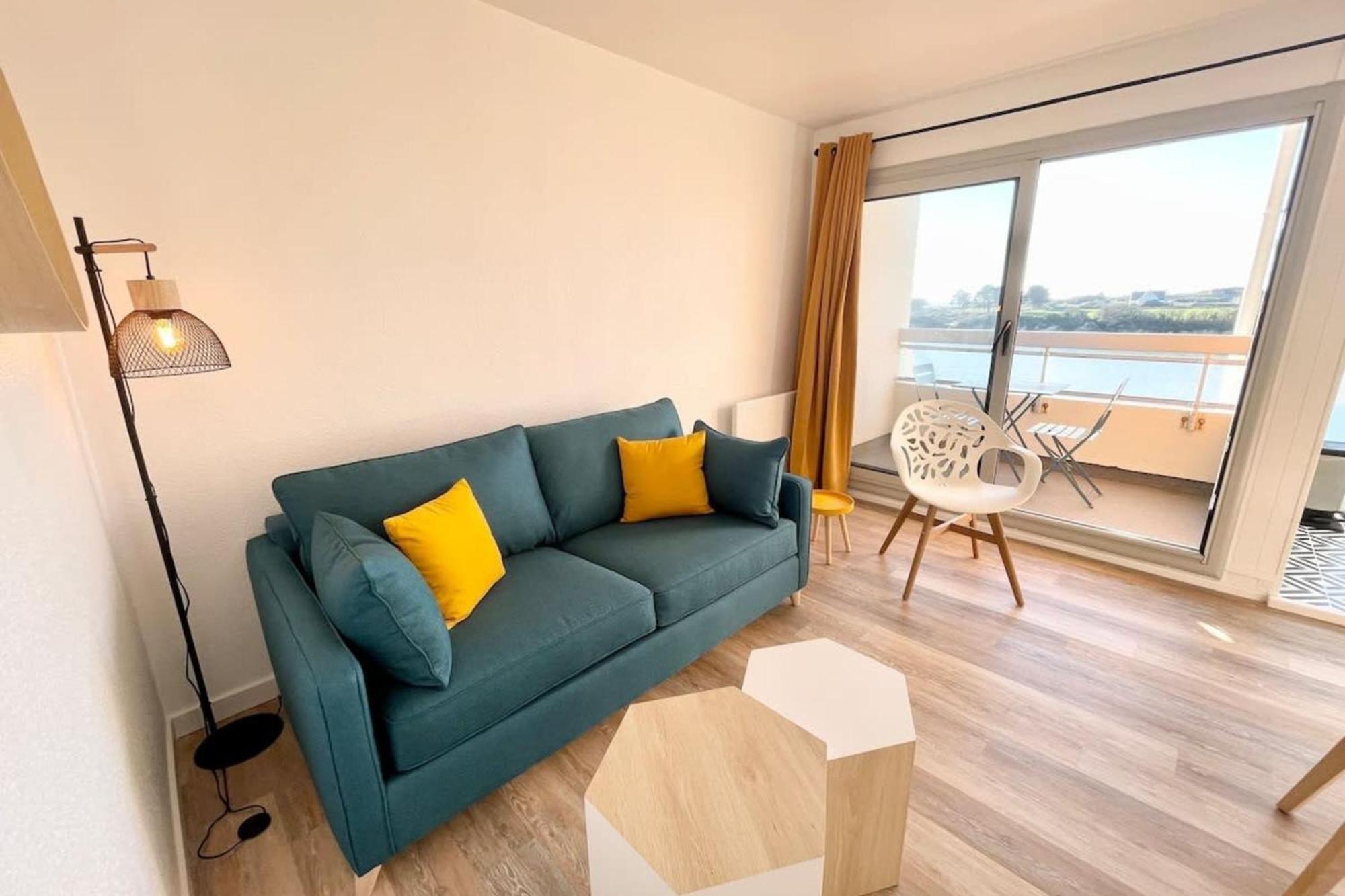 Pieds Dans L'Eau T2 Archi Cosy - Vue Mer 180 Ploemeur Esterno foto